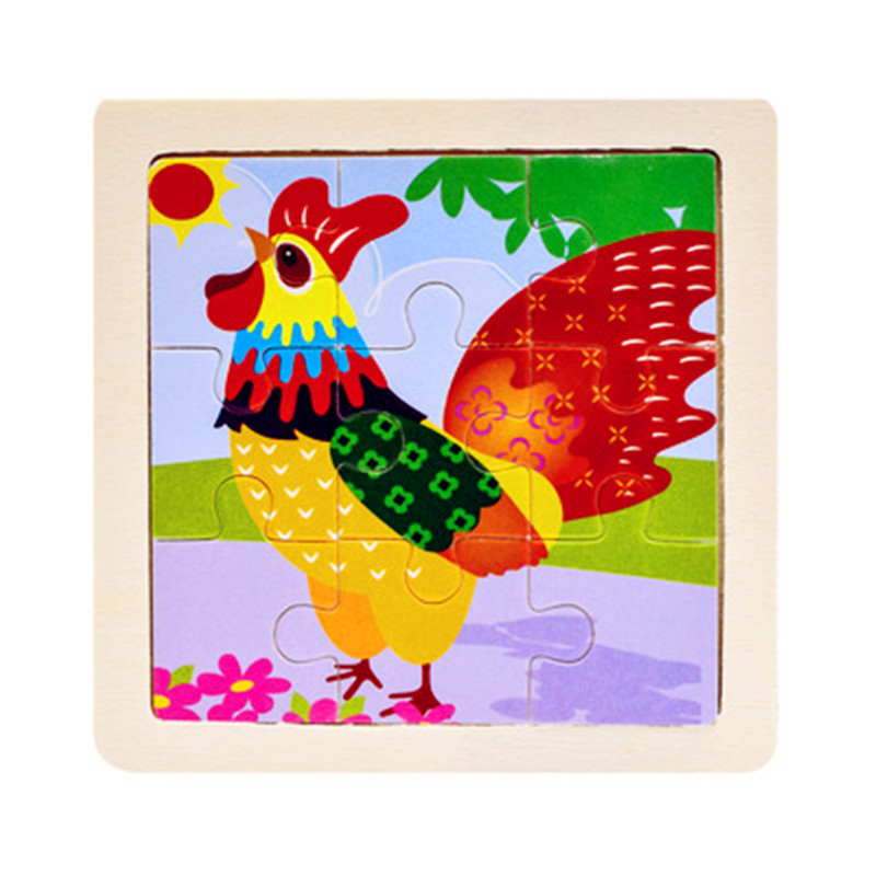 Wooden Jigsaw Puzzles Kids Activity